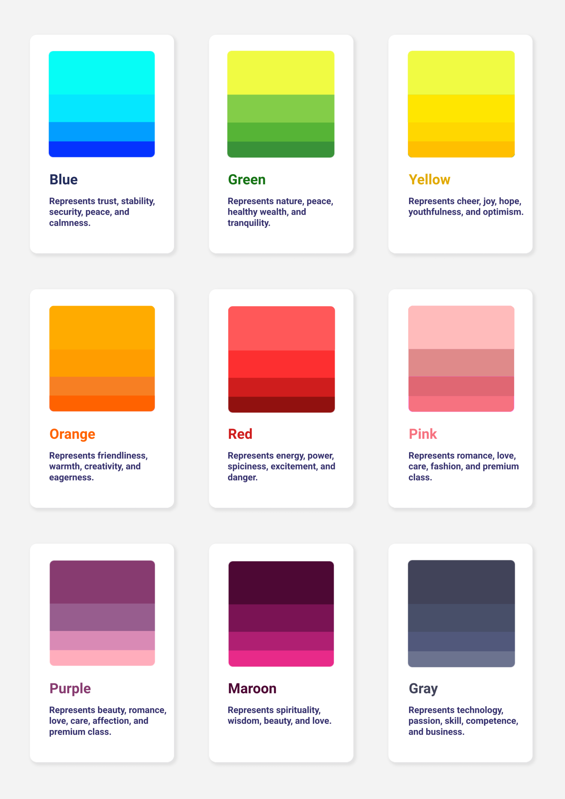 Web Page Color Combinations