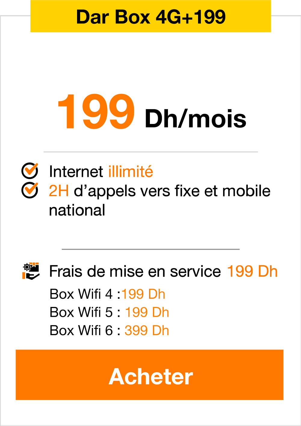 4G Internet maroc