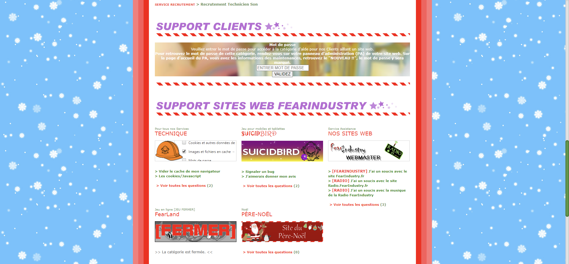 Webmaster d'assistance