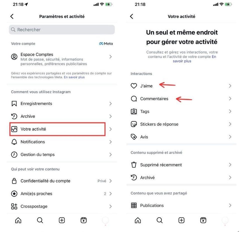 Comment consulter son historique Instagram : Guide complet