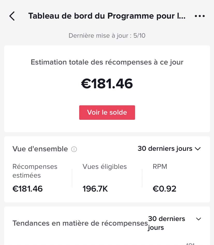 Gagner de l'argent sur TikTok : Combien rapporte une vue ?