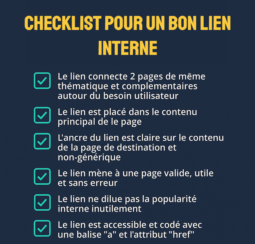 Optimisation des liens : Paramétrage et bonnes pratiques