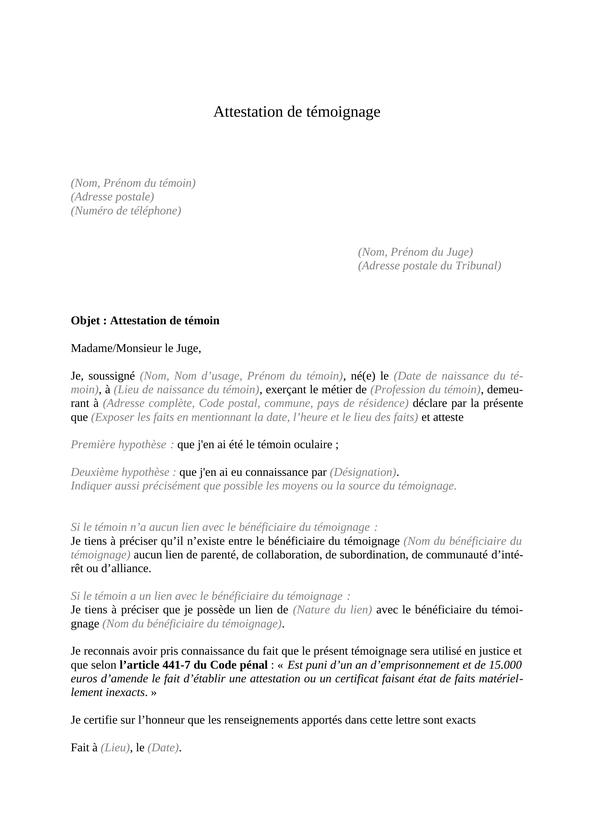 Témoignages rédaction