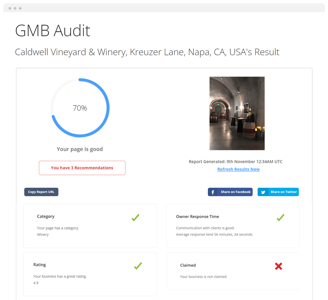 Auditer Google My Business